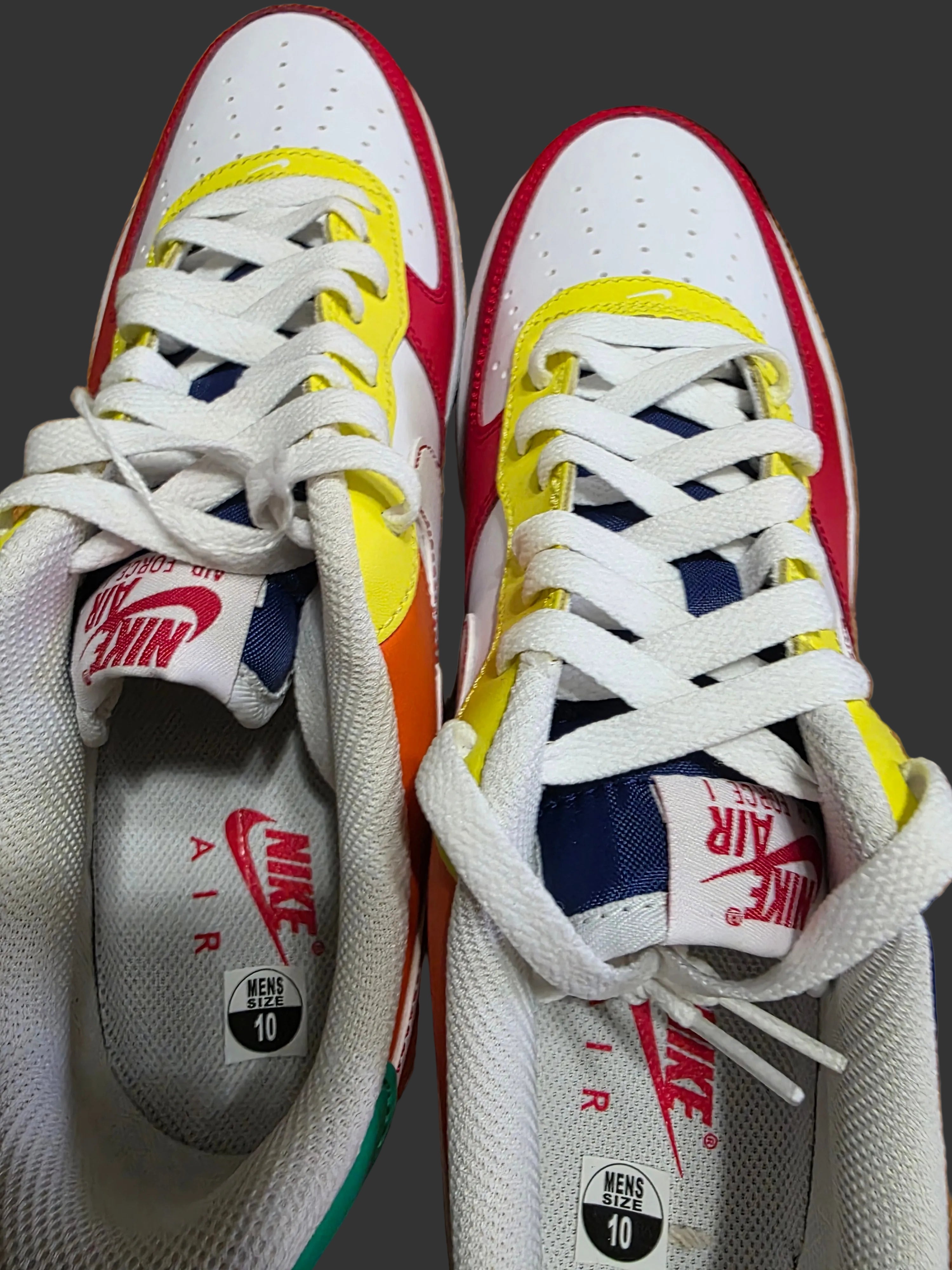Nike Air Force 1 "Rubics Cube", size 10m.