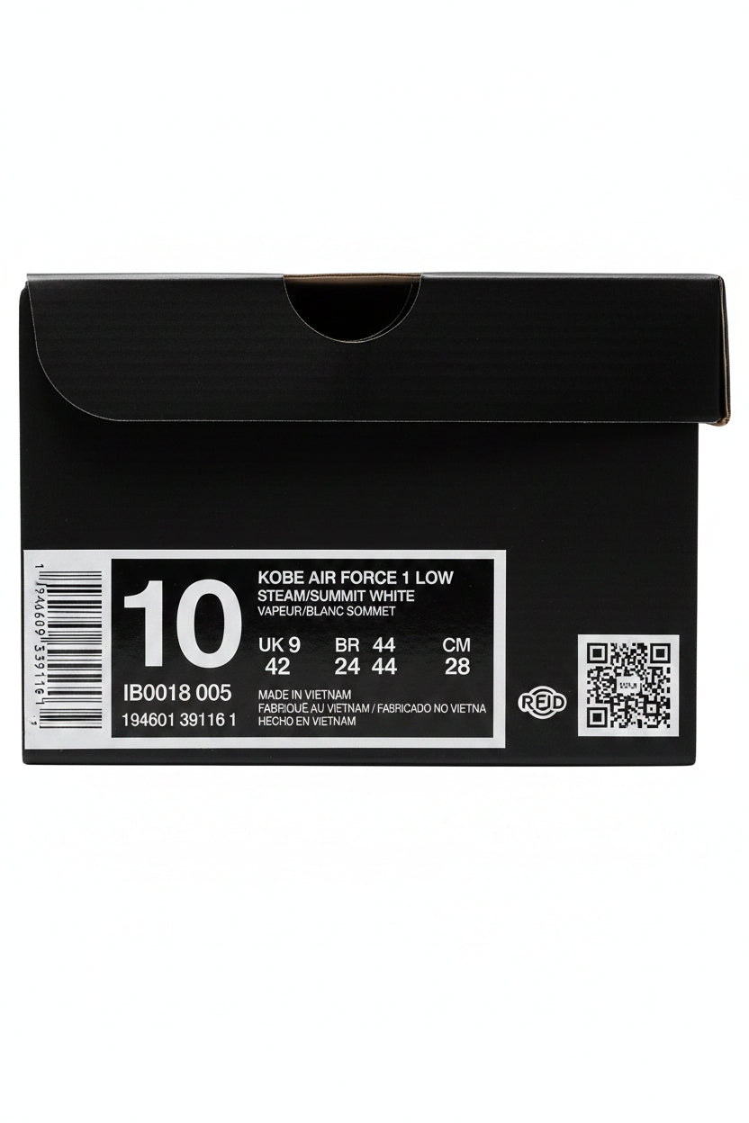 Nike Kobe Air Force 1, size 10m.