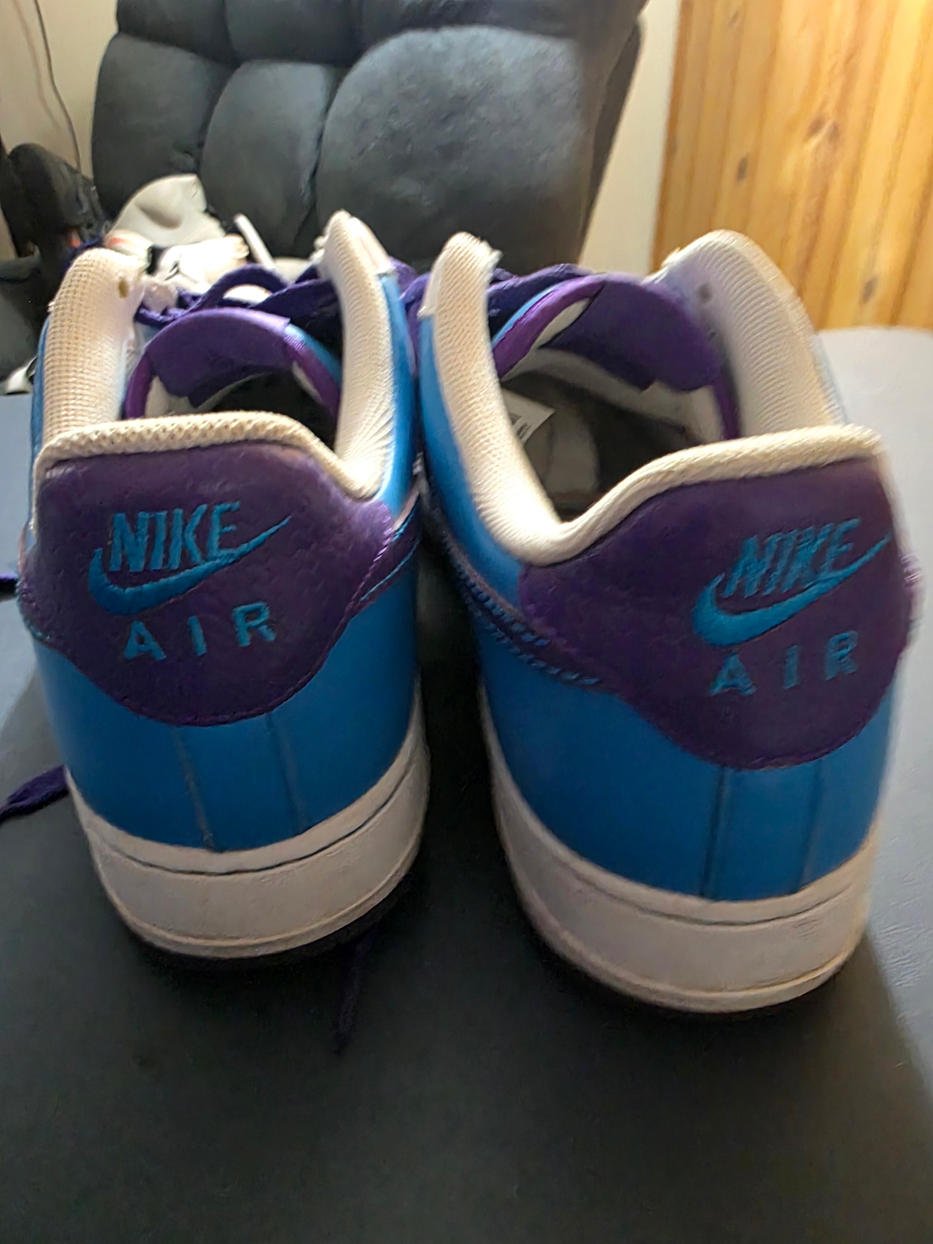 Nike Air Force 1 Court Purple, size 10m.