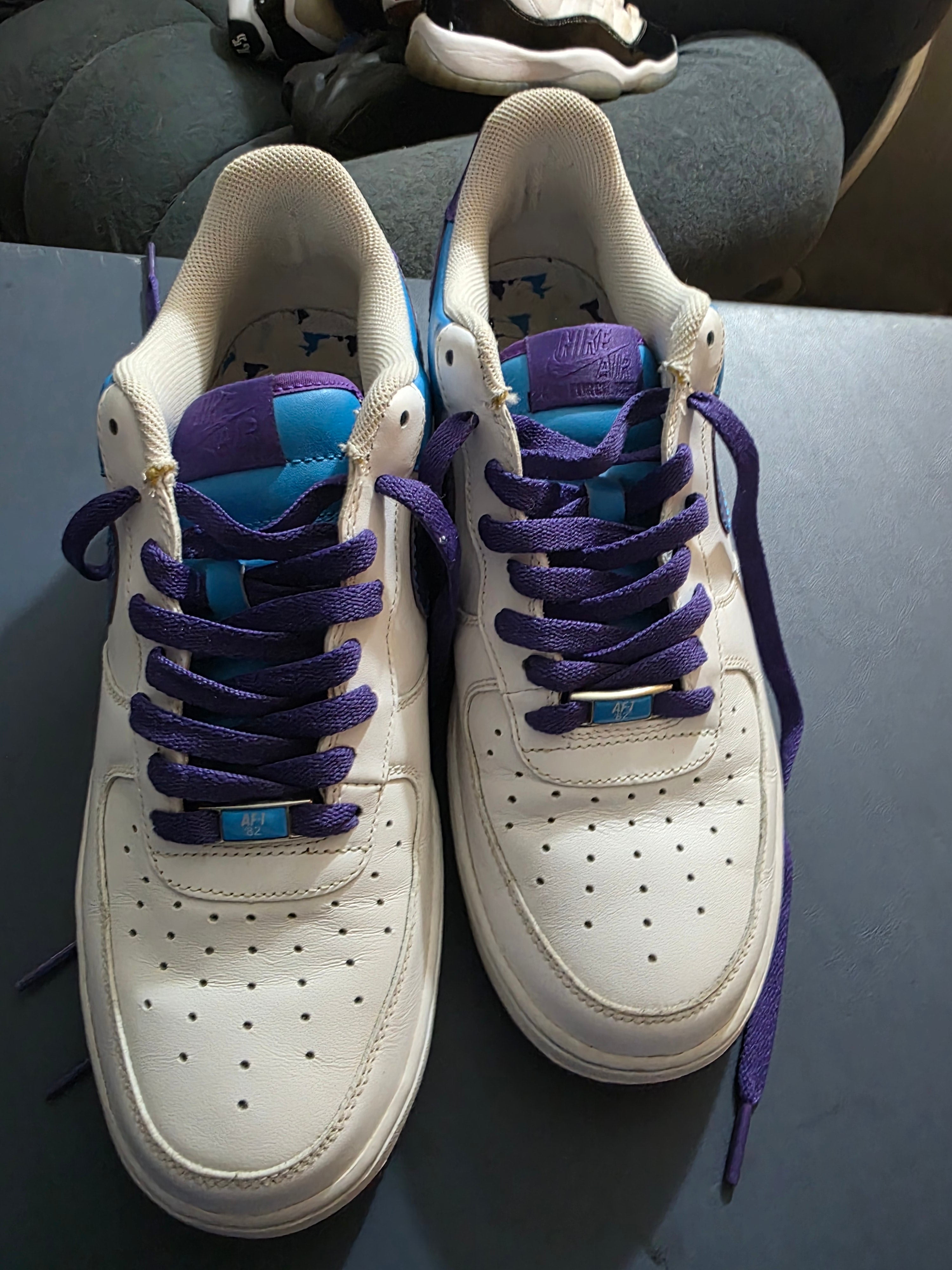Nike Air Force 1 Court Purple, size 10m.