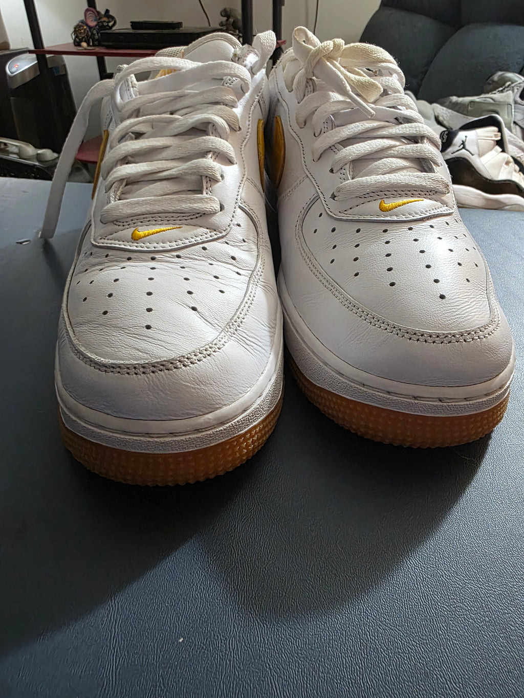 Nike Air Force 1 University Gold, size 11m.
