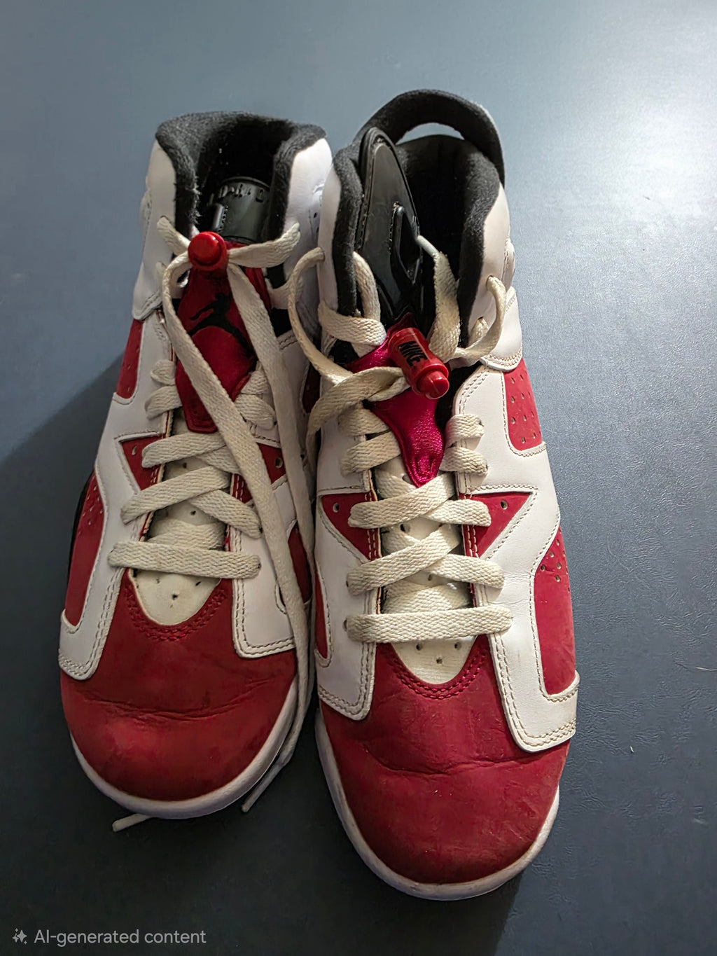 Jordan 6 retro Carmine,  size 6y.