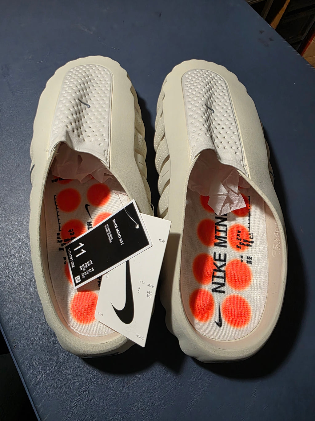 Nike Mind 002 Cream/Beige, size 11m.