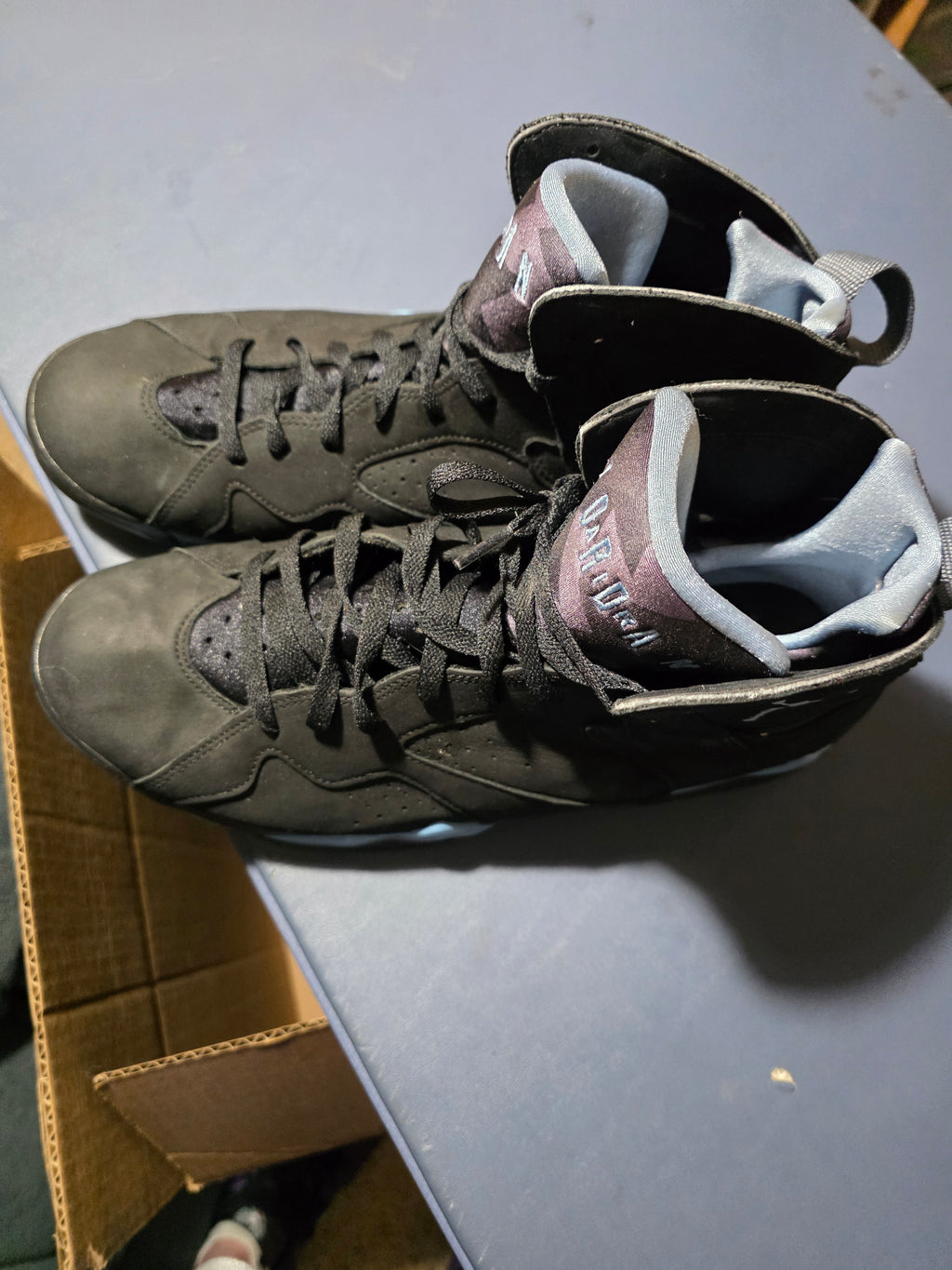 Jordan 7 retro Blue Chambray, size 11.5m.