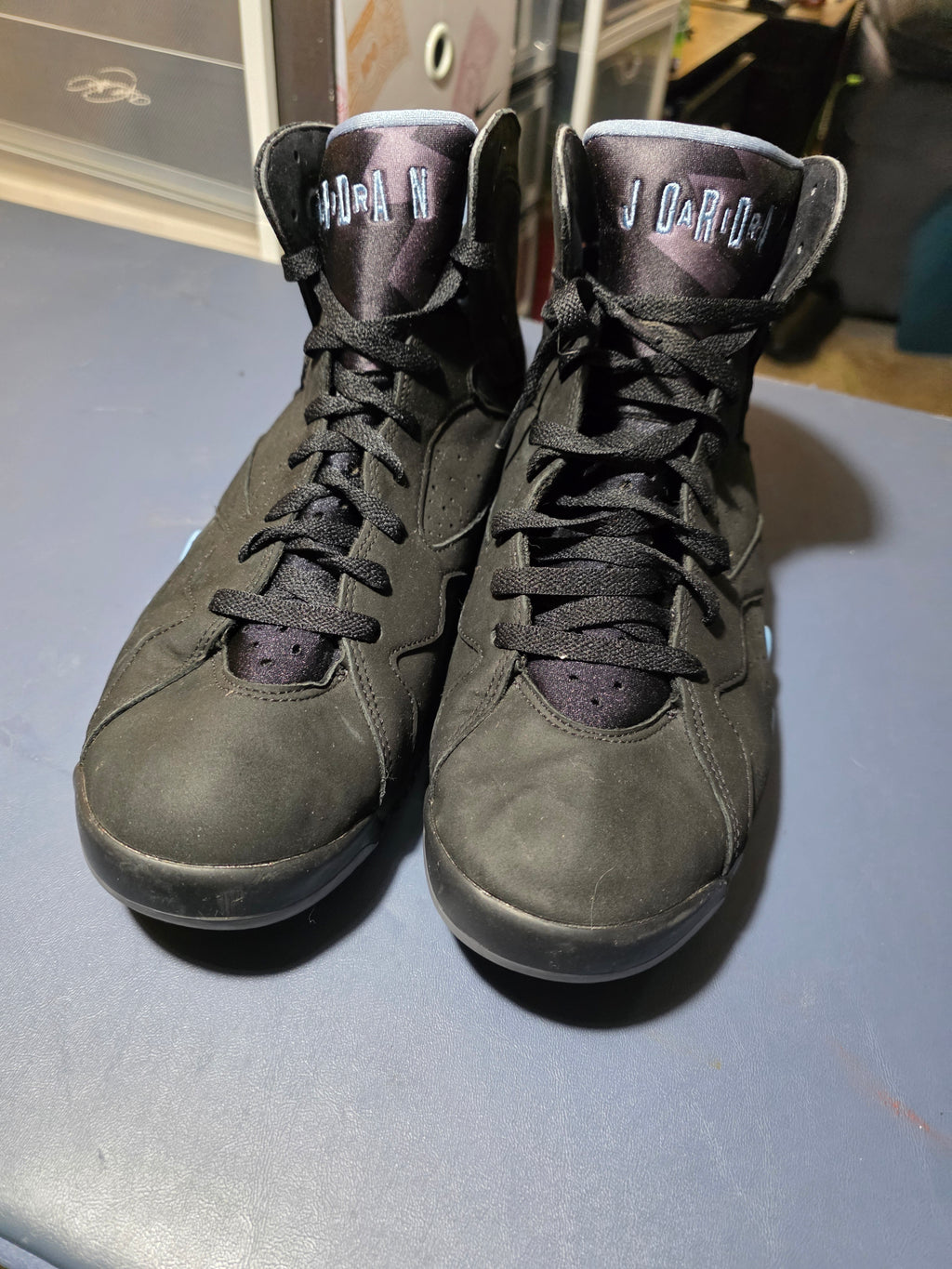Jordan 7 retro Blue Chambray, size 11.5m.