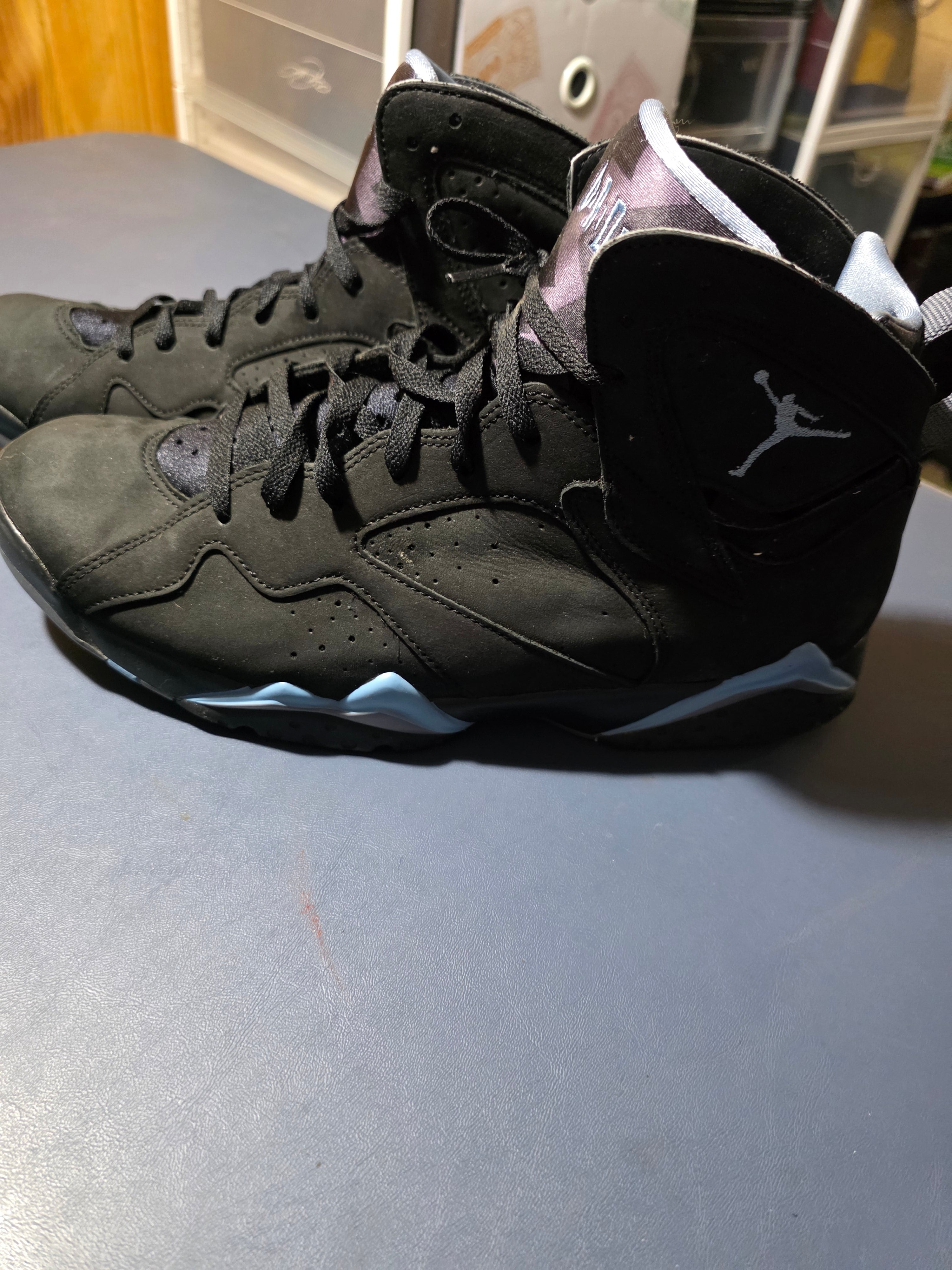 Jordan 7 retro Blue Chambray, size 11.5m.