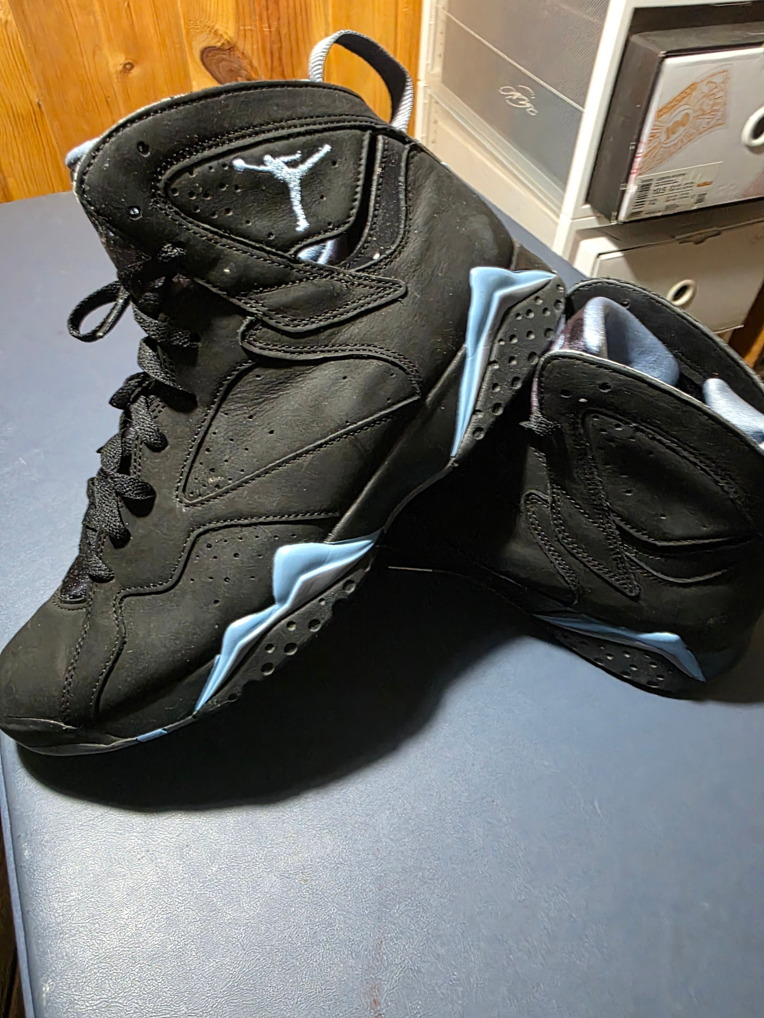 Jordan 7 retro Blue Chambray, size 11.5m.