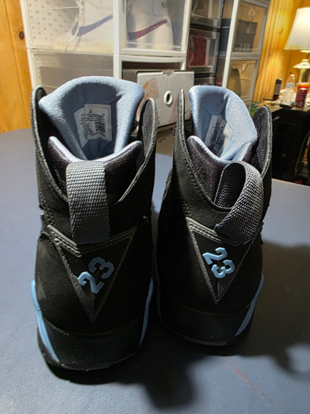 Jordan 7 retro Blue Chambray, size 11.5m.