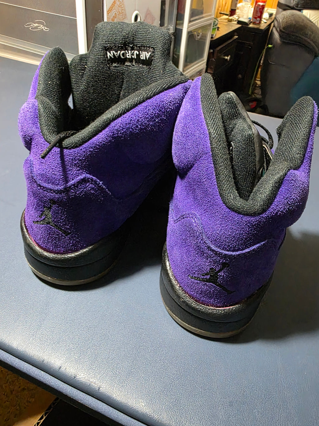 Jordan 5 retro Grape, size 10 pre-owned.