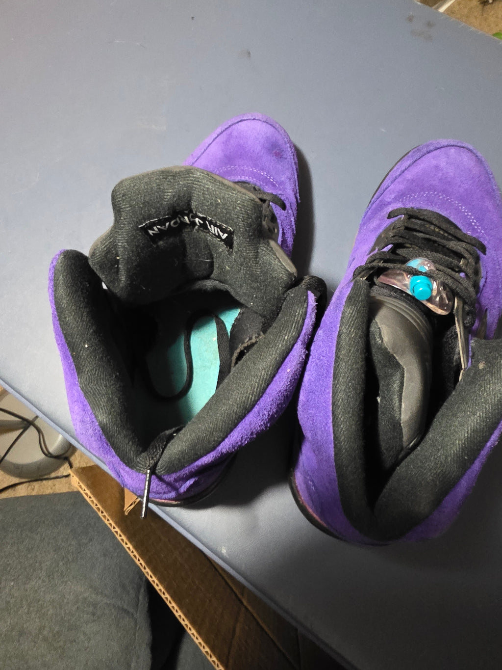 Jordan 5 retro Grape, size 10 pre-owned.