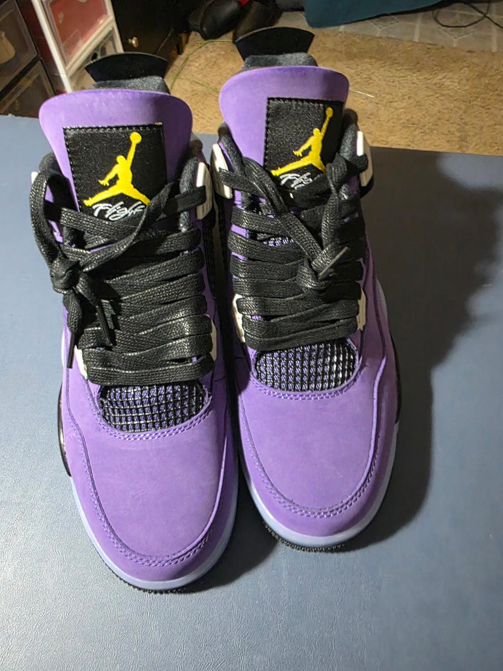 Jordan 5 retro Violet/Black size 10m.