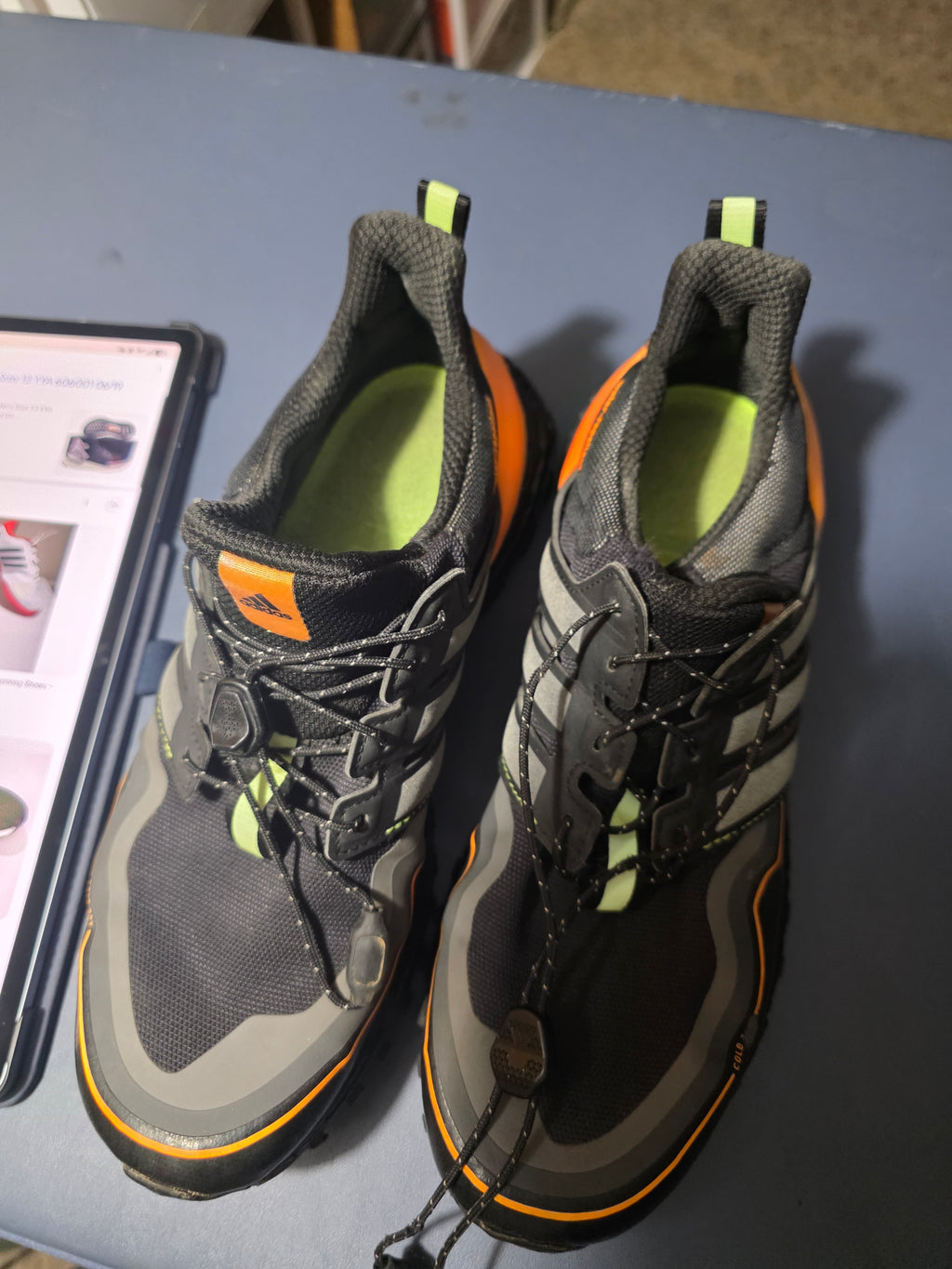 Adidas Ultraboost Trail Runners, size 8m.