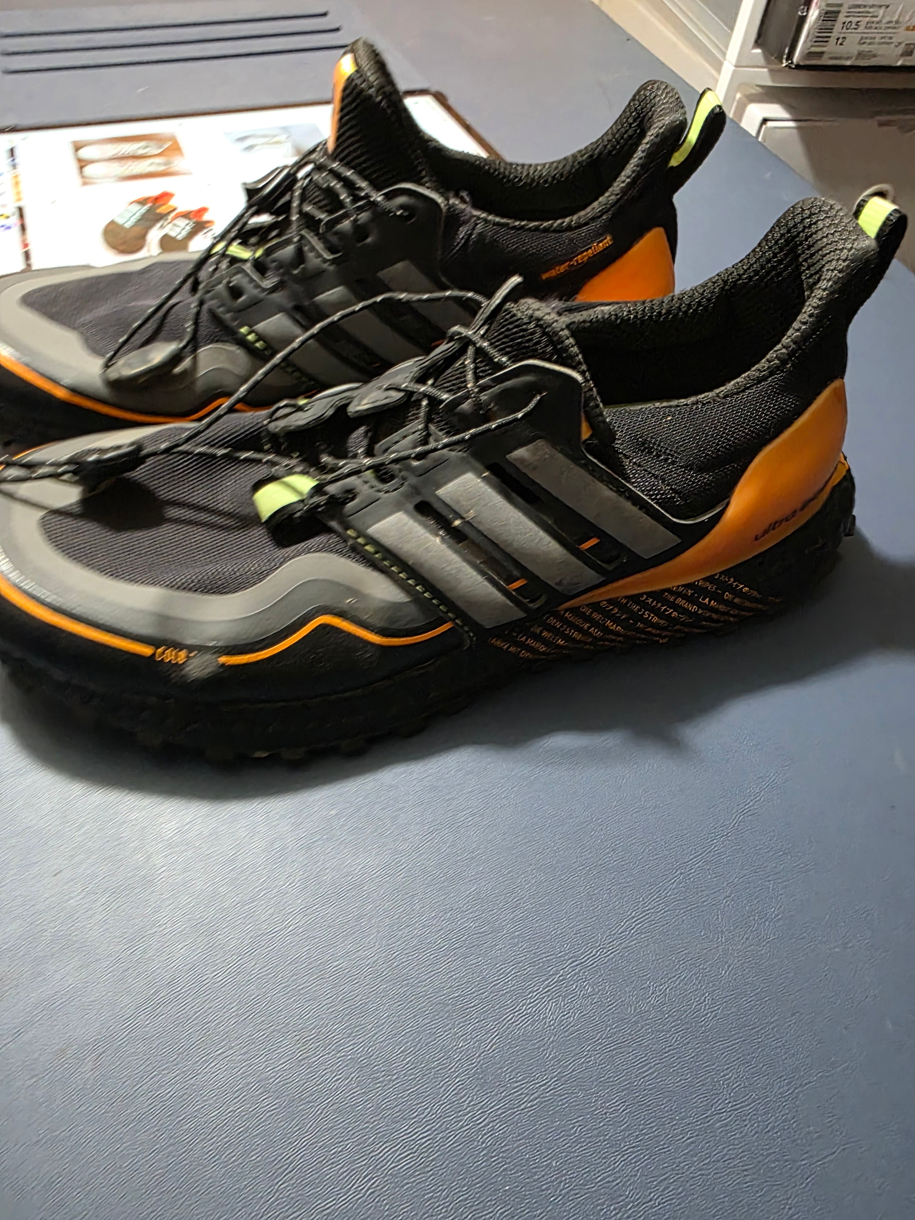 Adidas Ultraboost Trail Runners, size 8m.