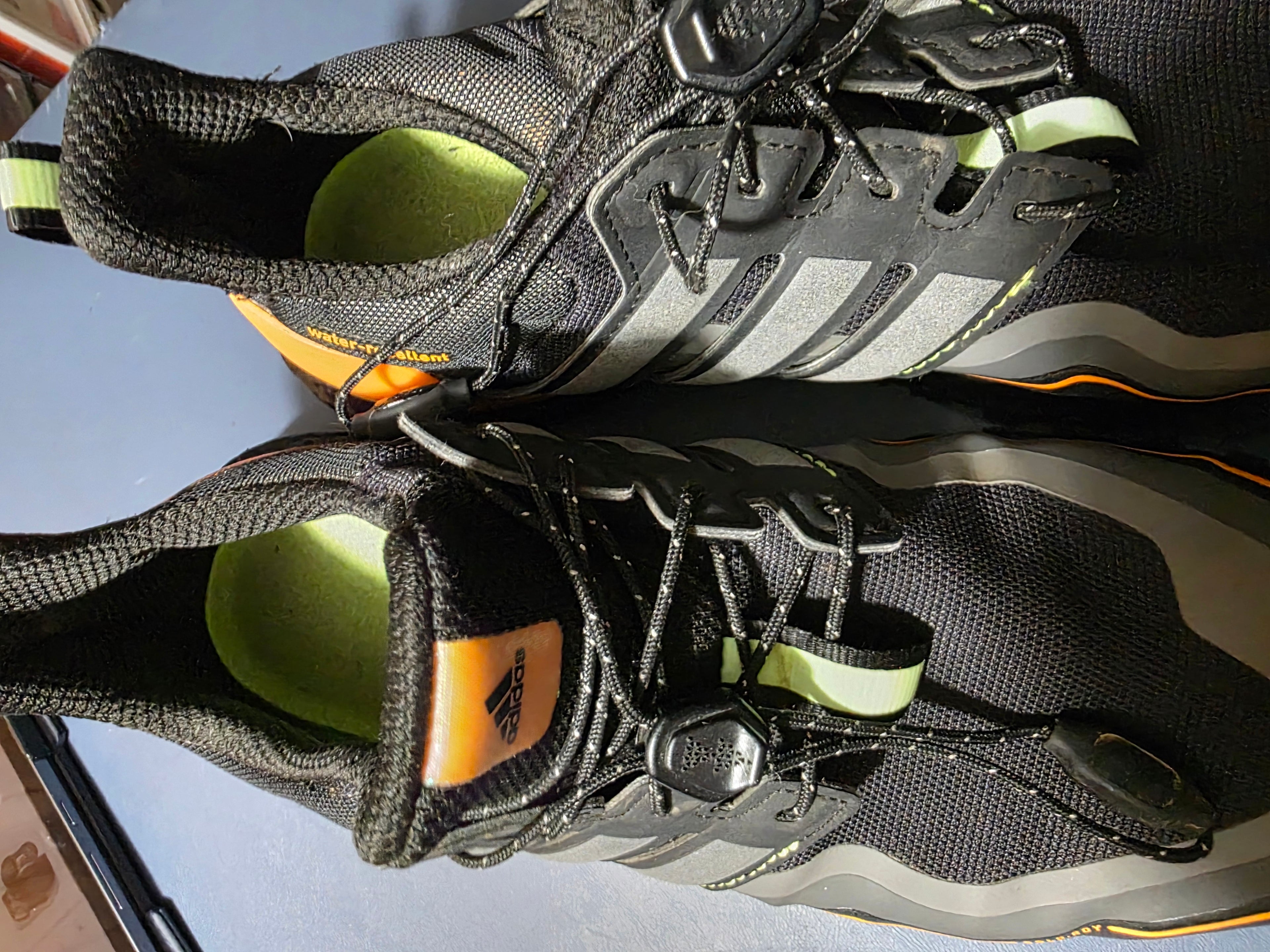 Adidas Ultraboost Trail Runners, size 8m.