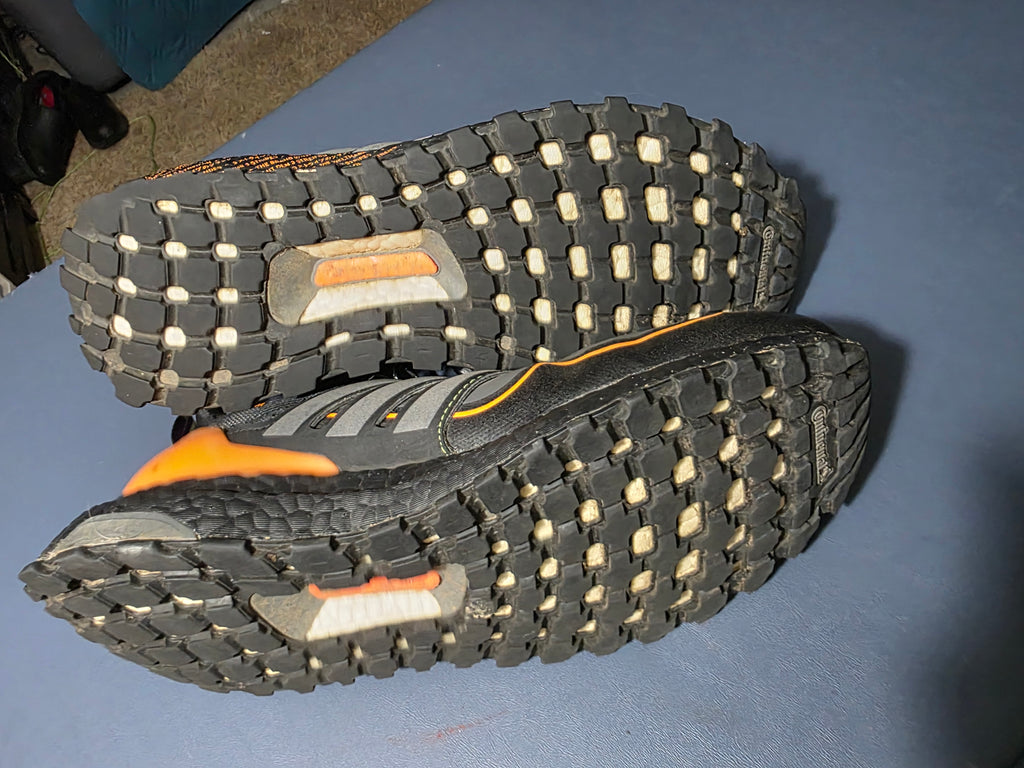 Adidas Ultraboost Trail Runners, size 8m.