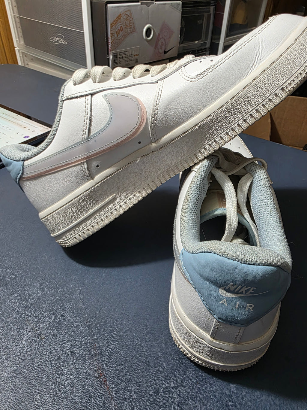 Nike Air Force 1 LV8 Double Swoosh,  size 8w.