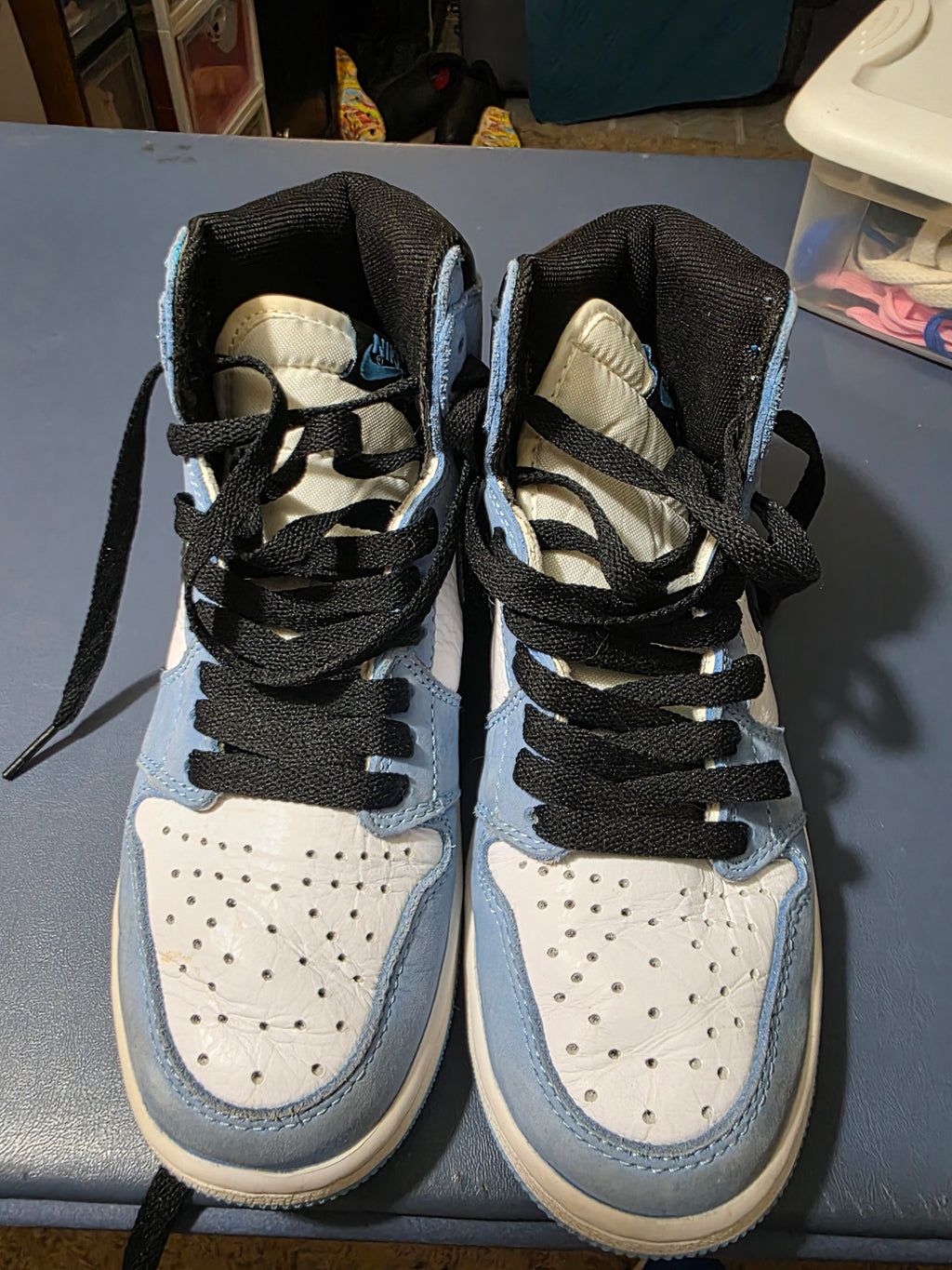 Jordan 1 High University Blue,  size 3y.