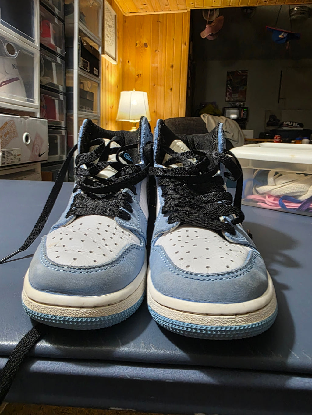 Jordan 1 High University Blue,  size 3y.