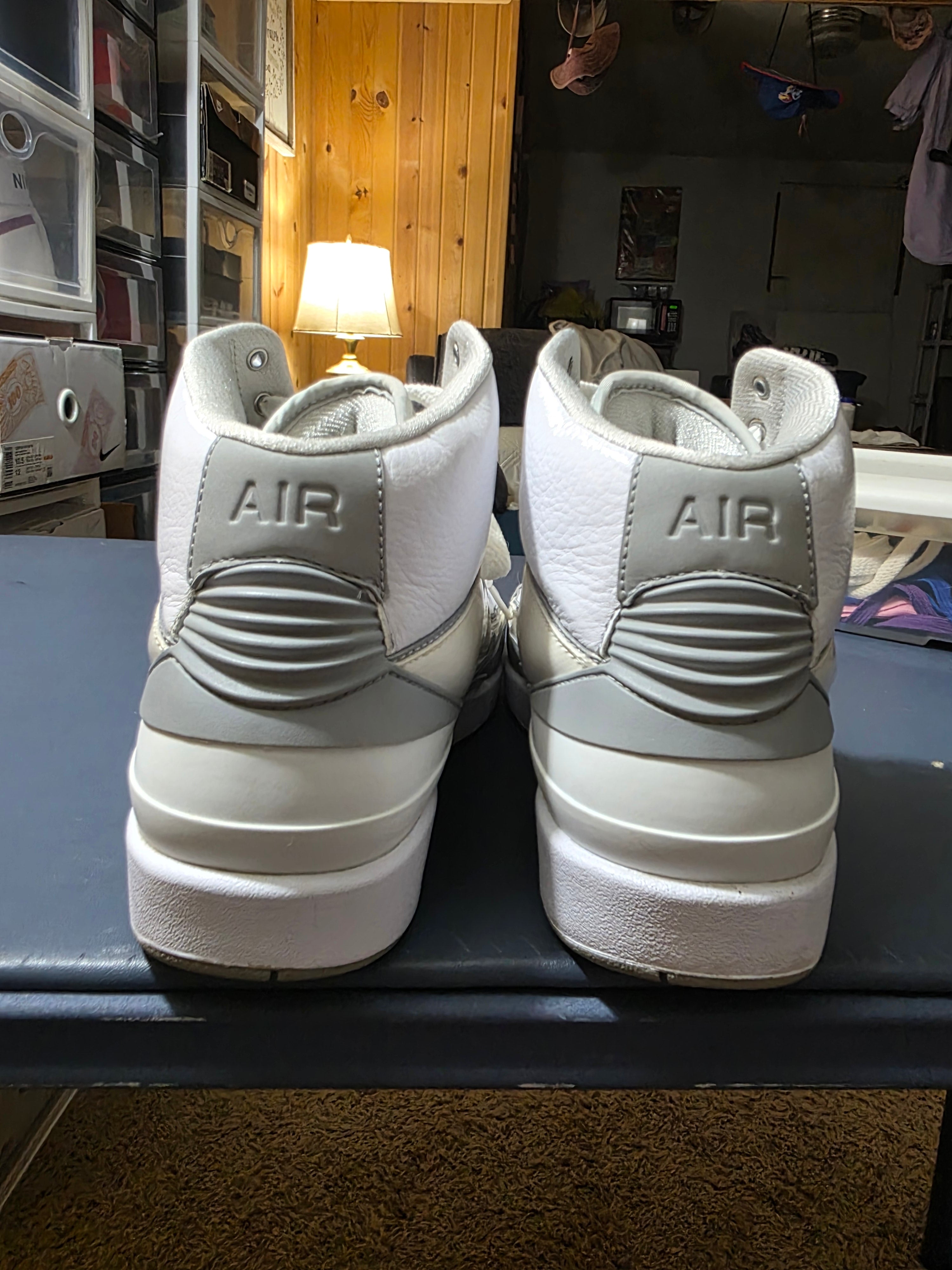 Jordan 2 retro Silver Anniversary,  size 10.5m.