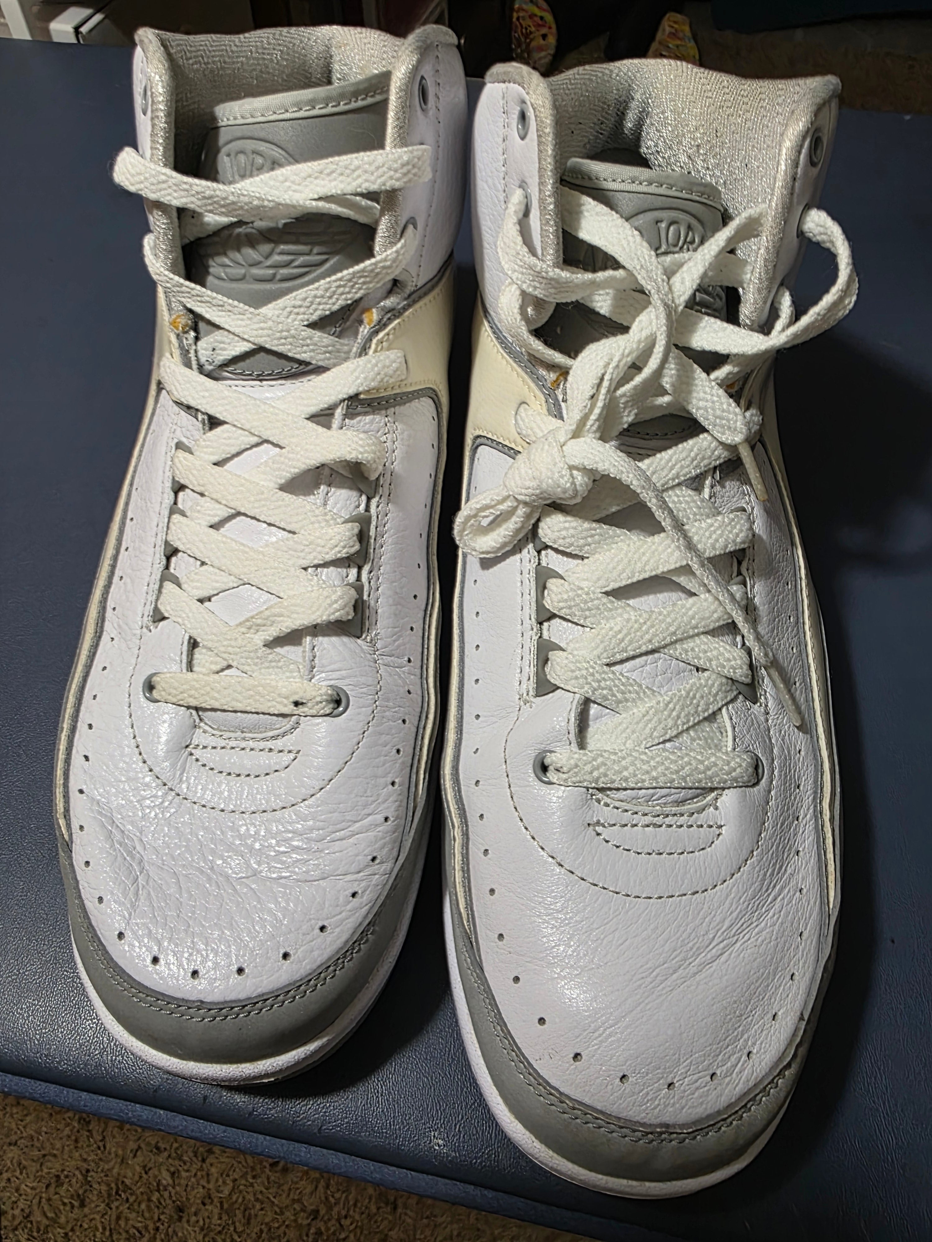 Jordan 2 retro Silver Anniversary,  size 10.5m.