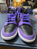 Jordan 1 Psychic purple, size 9m.
