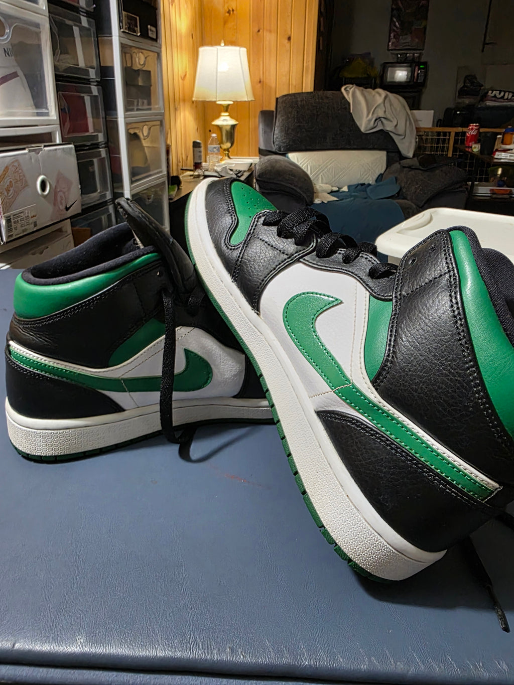 Jordan 1 High Pine Green, size 9.5m.